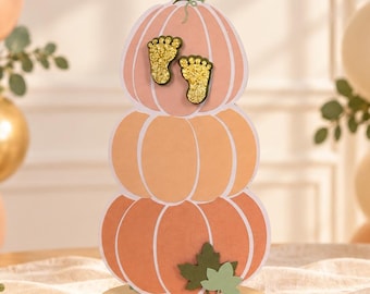 Little Pumpkin Centerpiece, Fall Baby Shower Decor, Gender Neutral Baby Sprinkle Party