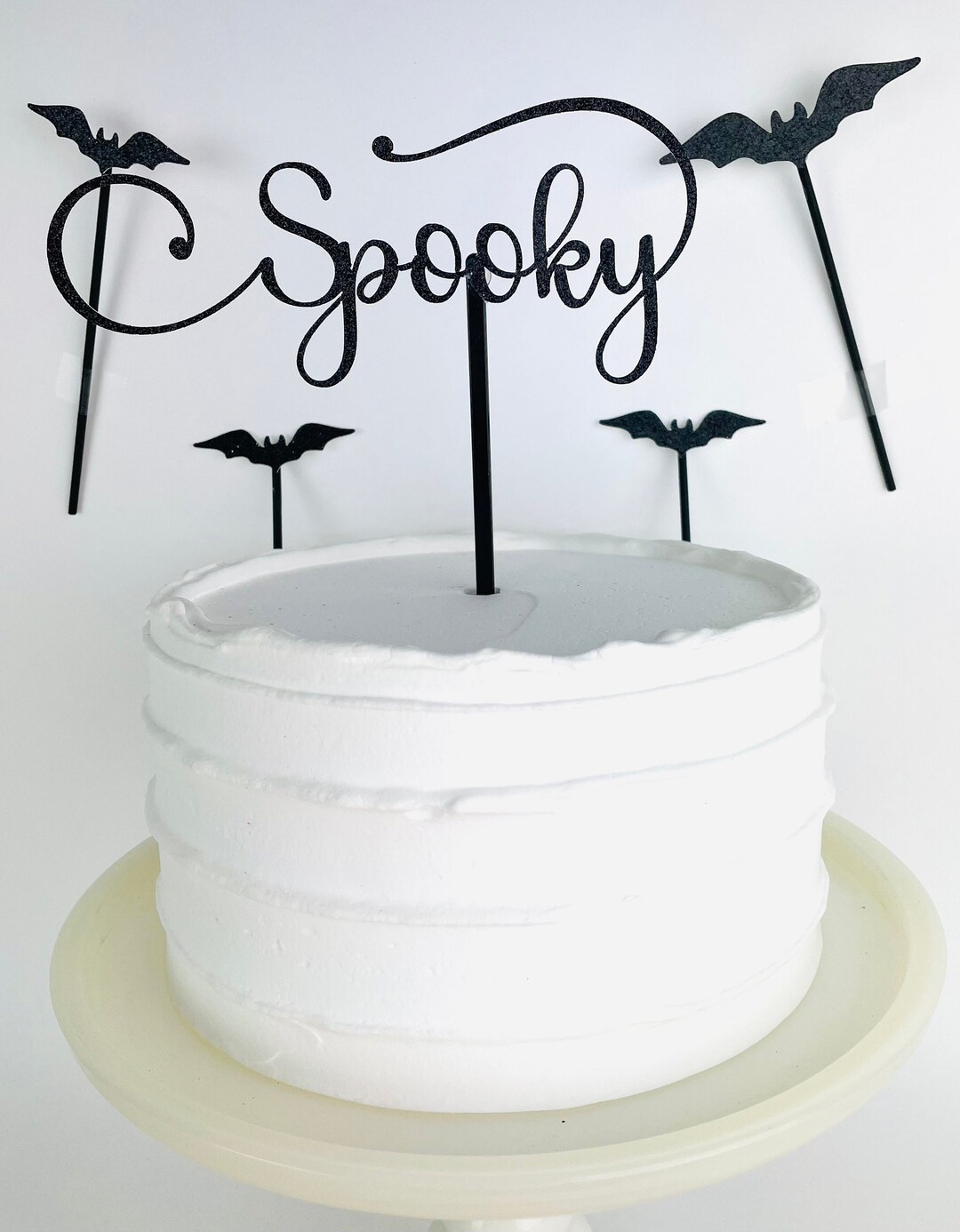 Spooky One, Spooky Cake Topper, Pastel Halloween,pink Halloween, Shaker...