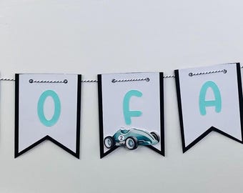 Banner de cumpleaños Two Fast, decoración para fiesta de autos de carrera, banner para segundo cumpleaños, Two Fast, Two Curious, fiesta de segundo cumpleaños, decoración para cumpleaños de niño con autos de carrera