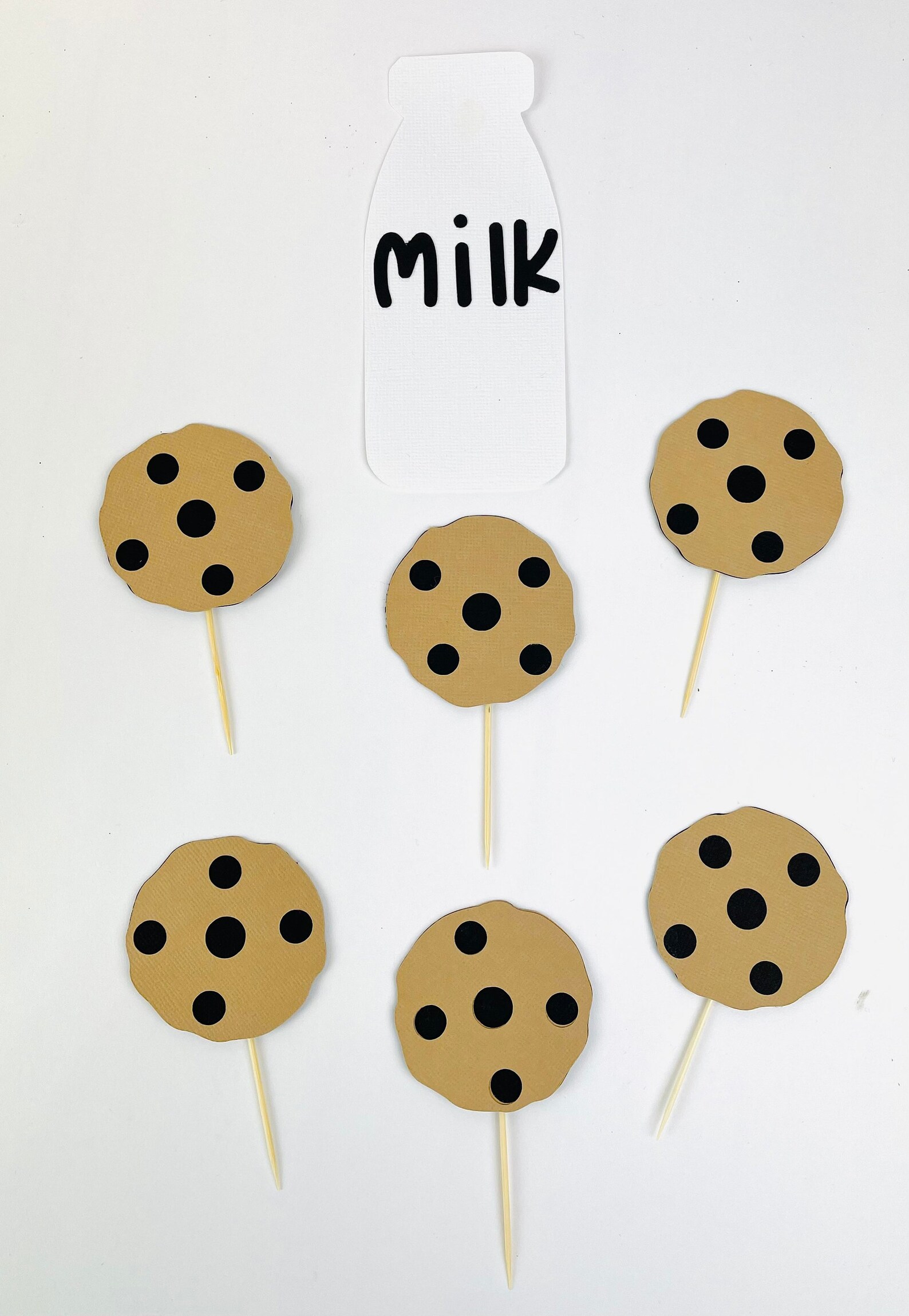 ONE Cookie Cake Topper Milk and Cookies Banner Cookie and Etsy