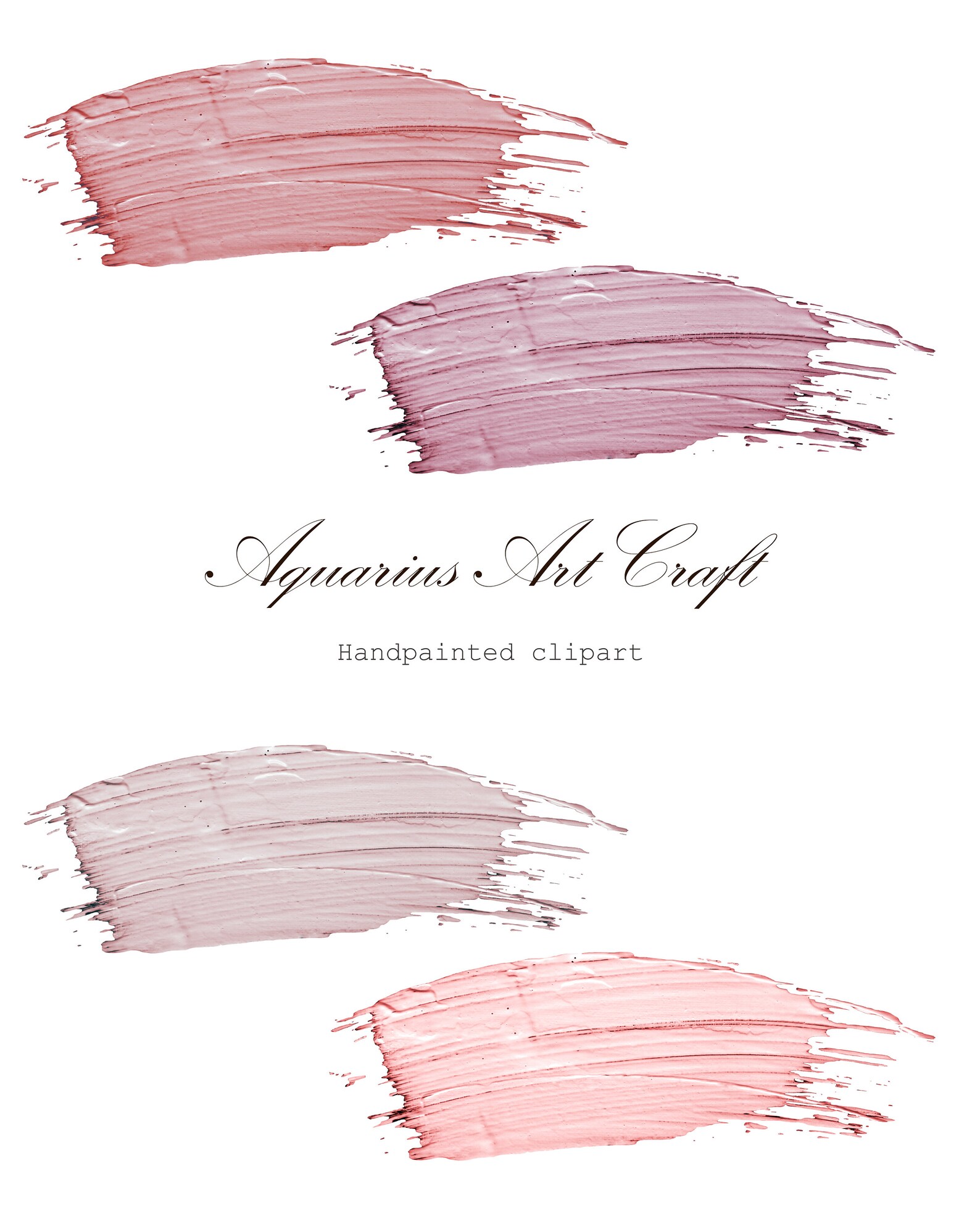 Brush stroke logo Paint strokes Oil strokes Banners Etsy