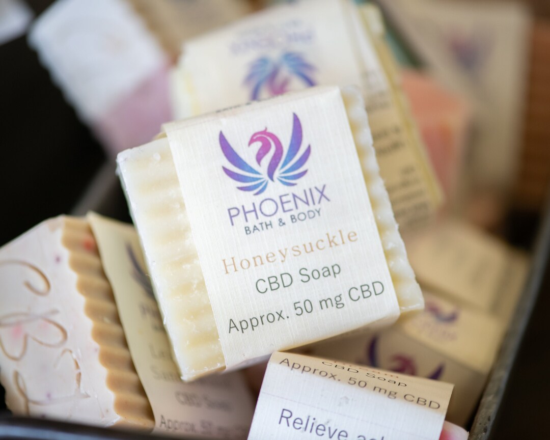 Honeysuckle Hemp Soap 50 Mg Etsy