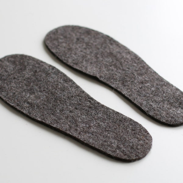 Felted wool insoles, shoe insoles, slippers insoles, soft