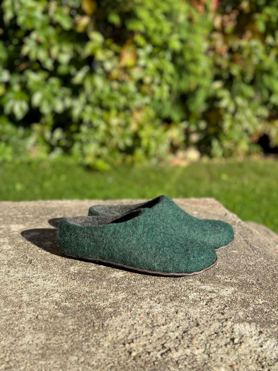 Flexy Wool Slippers - Green