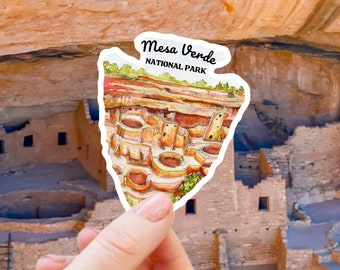 Mesa Verde Cliff Dwelling Sticker: Colorado National Park, Waterproof Vinyl
