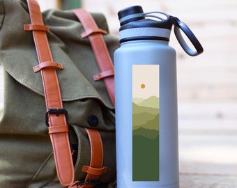 Green Mountain Waterproof Sticker – XL Nature Decal