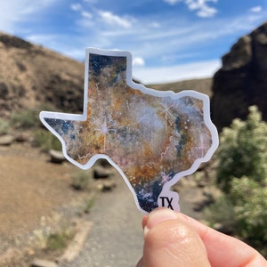 Texas Sticker, Texas Truck Decal, Austin Texas, Irving Texas, Marfa Texas, Water Bottle Sticker, Texas Camping, Midland Texas, Vinyl Sticker