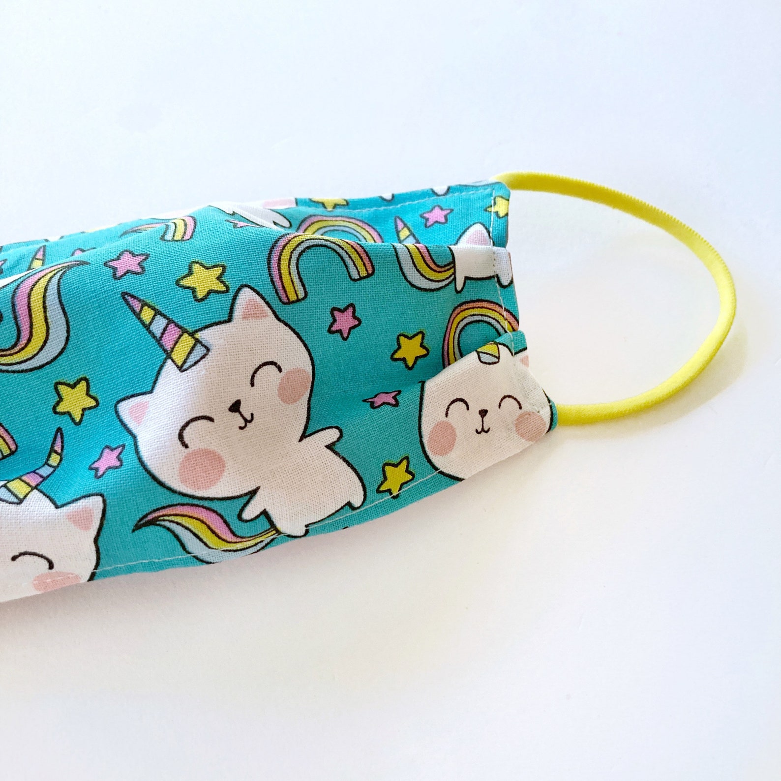 Unicorn Cat Child Kawaii Caticorn Reusable Face Mask