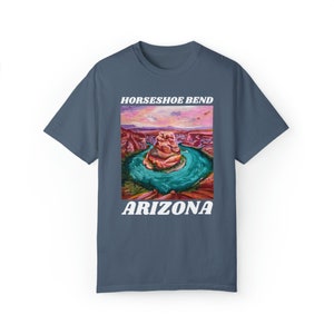 Grand Canyon Shirt, National Park t-shirt, Hiking shirt, Oversized Tee, Horseshoe Bend, Arizona tShirt, Travel Poster, Western Aesthetic image 9