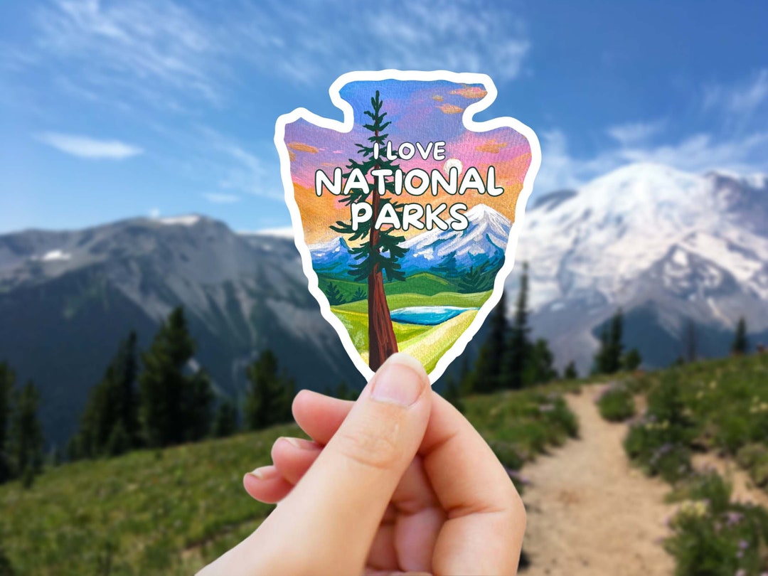 National Park Sticker: Waterproof Vinyl Decal for Outdoors - Etsy