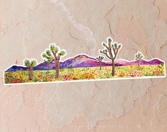 Joshua Tree Sticker: Desert SuperBloom Wrap Around Decal