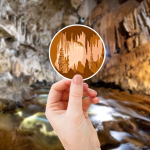 Caver Sticker Mammoth Cave Sticker: Waterproof Vinyl Decal for Laptop, Car - Etsy