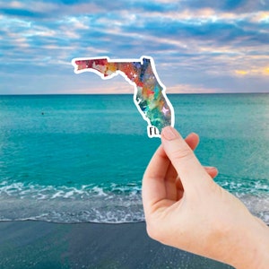 Florida Aufkleber, 30A Aufkleber, Vinyl Aufkleber, Florida Aufkleber, Wasserflasche Aufkleber, Jupiter Florida, Tampa Florida Kunst, Punta Gorda Florida,