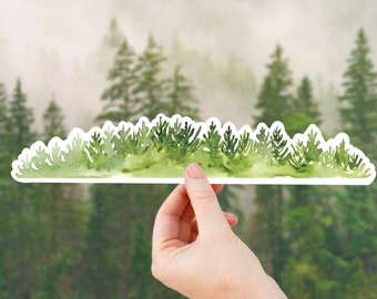 Forest Infinity Sticker: Extra Large Waterproof Vinyl Decal