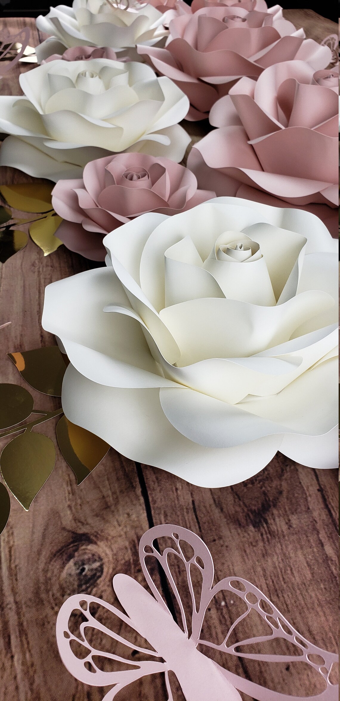 Bedroom Wall Decor Paper Flowers Wall Decor Flower Wall Etsy