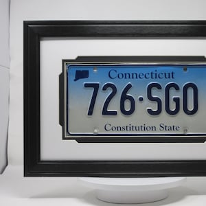 Personalized California 6" X 12" Aluminum License Plate Black – Custom Plate Pros - View #9