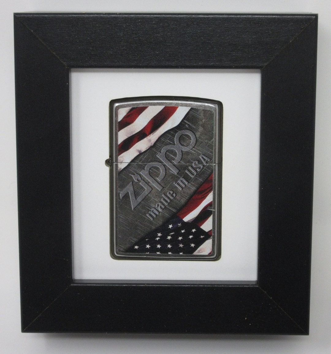 1 Zippo Lighter not Included Small Display Frame With Optional