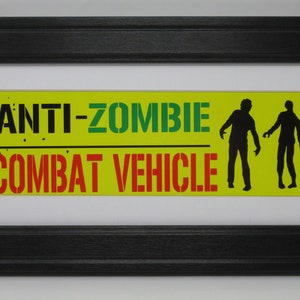 Bumper Sticker (Not Included) Wall Display Picture Frame Made in the USA