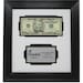 Dollar Bill frame 4.5X8 Picture Frame for 2.5x6 Dollar Bill First Dollar Earned Business Frame Natural Wood Picture Frame