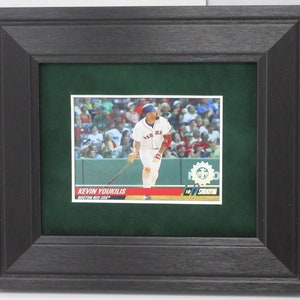 Baseball Trading Card Picture Display Wall Frame with Optional Personalized Plate Made in the USA