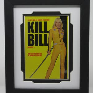 Movie Disc Display Frame: Black Wood, Optional Personalized Plate