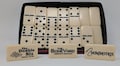 Double 6 Personalized Dominoes, Tournament Size with Spinners, Ivory