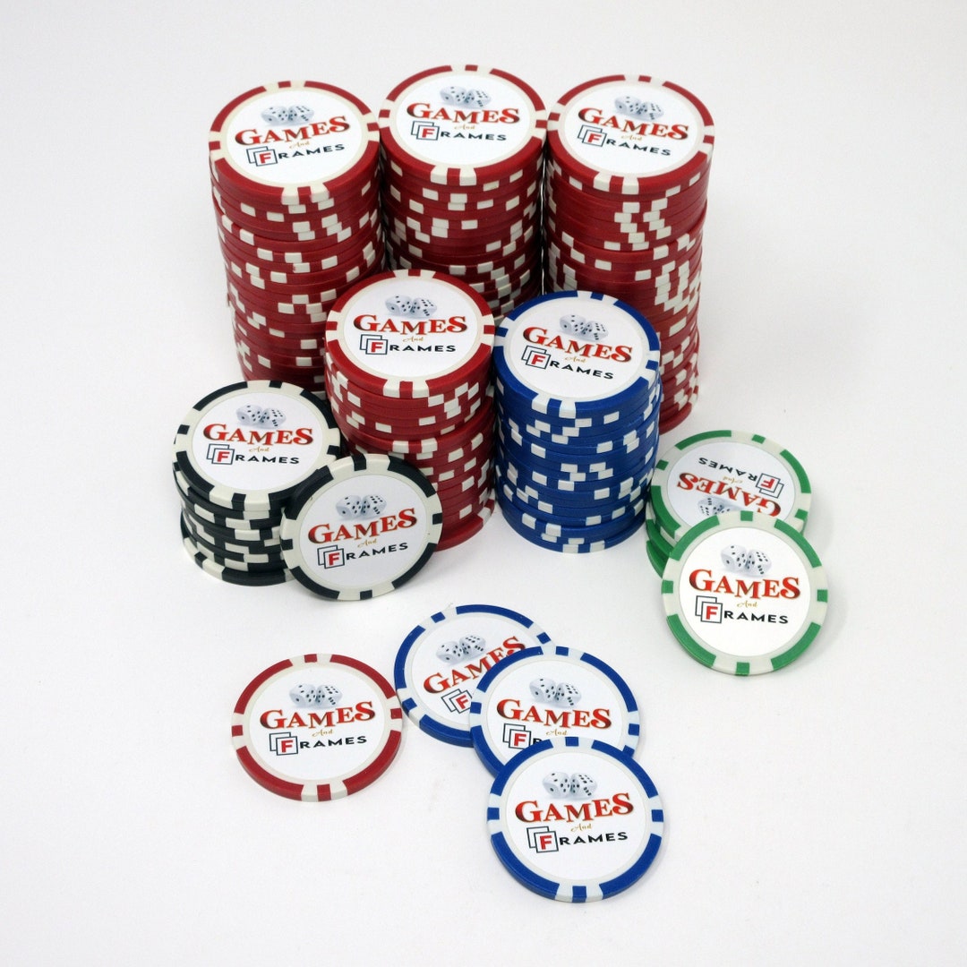 Bulk Personalized Casino Poker Chips for Any Occasion With Full Color