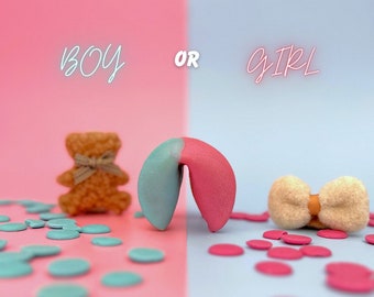 Fortune cookie BOY or GIRL pregnancy announcement, gender reveal, announce pregnancy, fortune cookie pregnancy, baby announcement, pregnancy