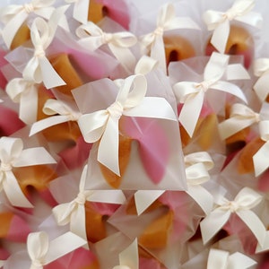 Sac cadeau personnalisé biscuit Fortune, surprise de baptême, cadeaux pour les invités du mariage, cadeaux individuels, biscuits personnalisés, baptême de fille