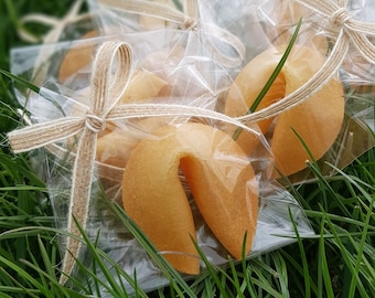 Biscotto della fortuna personalizzato, sorpresa per festa di compleanno, bomboniera, annuncio di gravidanza, invito a una celebrazione.