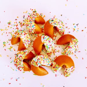 Anuncio personalizado de embarazo de galleta de la fortuna, hecho a medida para fiesta de cumpleaños, regalos individuales, fiesta de cumpleaños de niños, revelación de género