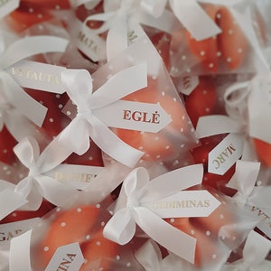 Gepersonaliseerde Fortune Cookie-cadeautas met glanzende GOUDEN tafelnaamkaart, verjaardagstabelnaamkaart, bruiloftstabelnaamkaart, doopverrassing