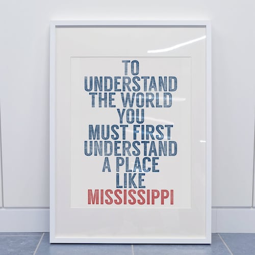 Mississippi William Faulkner Quote Print Etsy