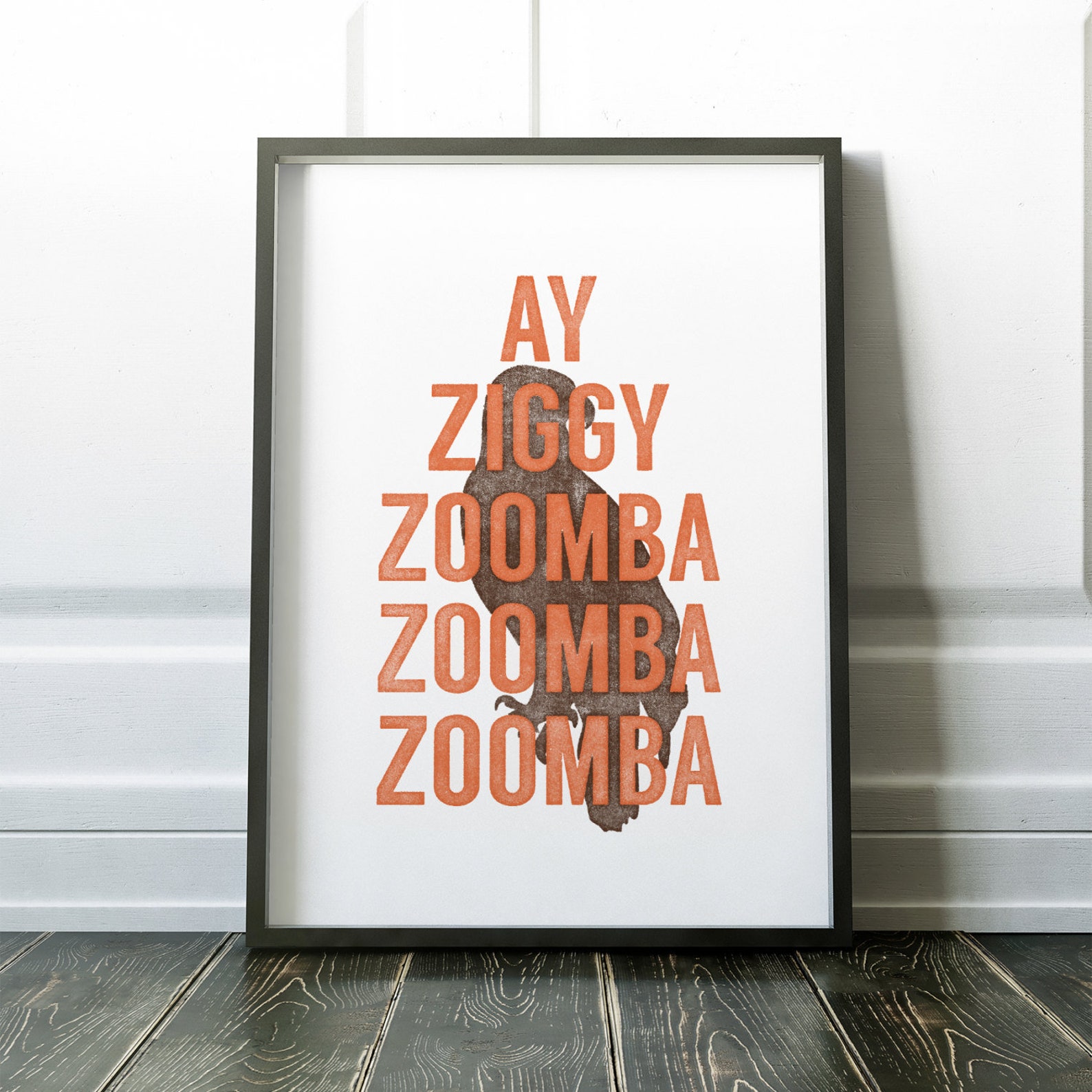 Bowling Green State University Art Print Ay Ziggy Zooma Etsy