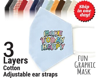 3dRose BrooklynMeme Hanukkah Face Masks fm/_256643/_3 Hallah and Menorah