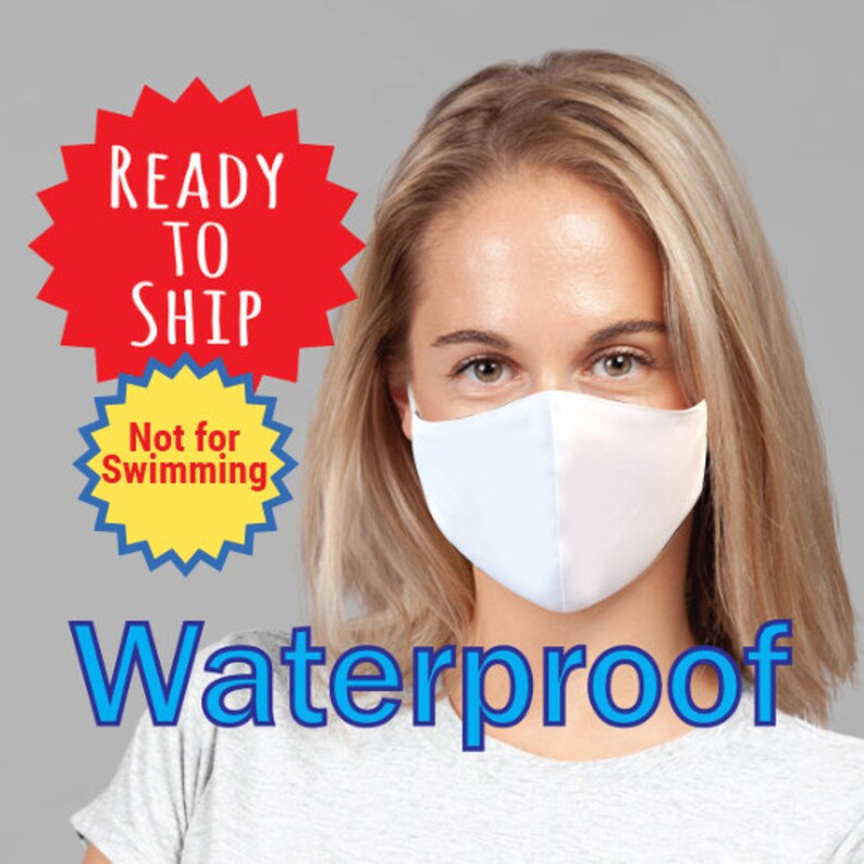 Waterproof Face Mask Unisex Face Mask MADE in USA Etsy