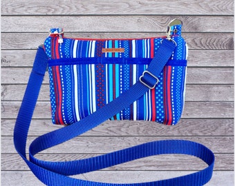 Red, White & Blue Crossbody Bag