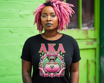 AKA Sorority Tumbler and TShirt Design | HBCU Sorority | Homecoming designs | Greek Soror Gifts