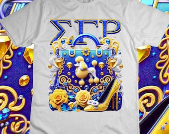 Sigma Gamma Rho Digital PNG for T-shirts plus Tumbler Wrap | Sublimation or DTF | HBCU Sorority SgRho | Homecoming designs