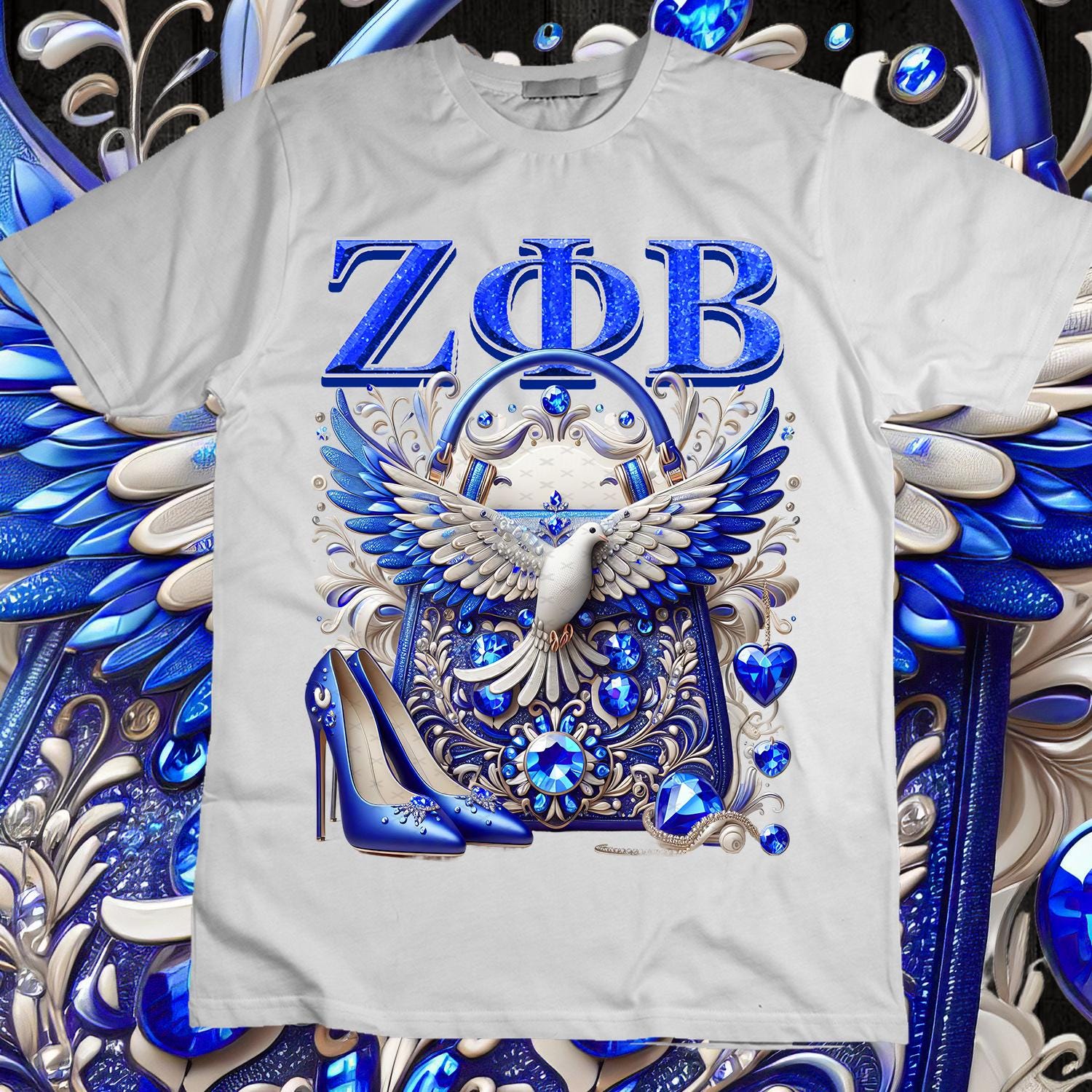 Zeta Digital PNG for T-shirts and Tumblers Png | Sublimation or DTF | Sorority Gifts | HBCU Designs