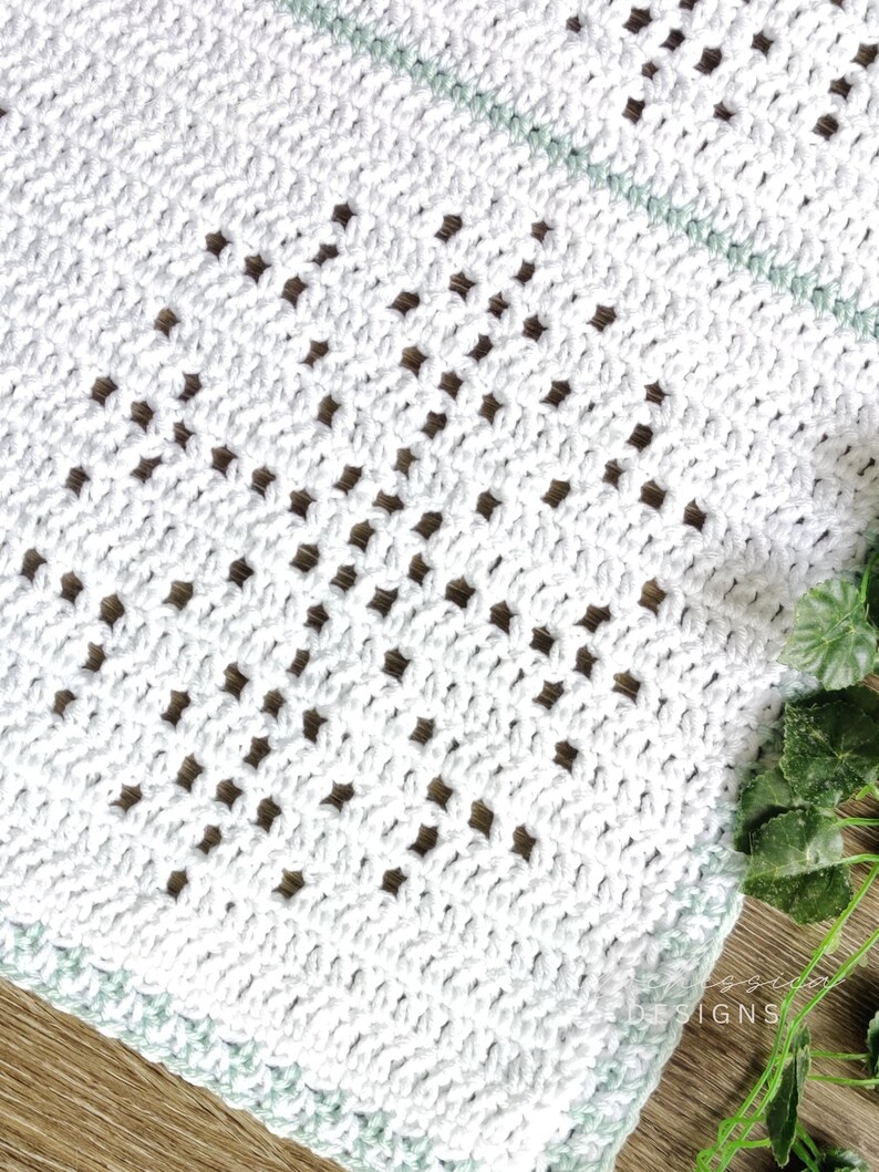 Filet Snowflake Pattern Snowflakes Crochet Blanket Pattern | Winter Filet Design (PDF Pattern ...