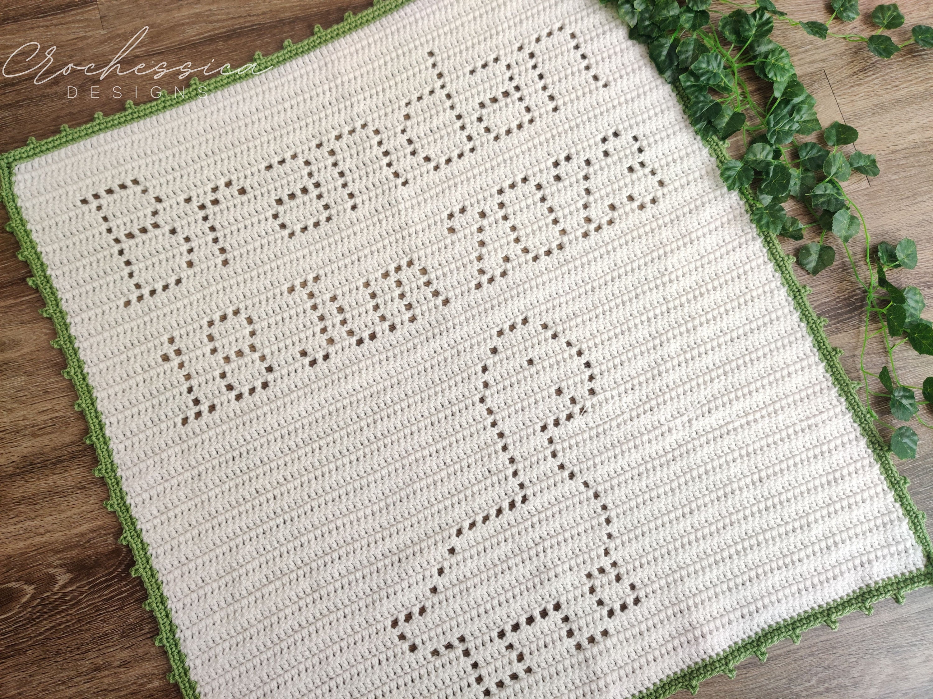 30 Dinosaur Blanket Crochet Patterns to Stitch for Kids, Nurseries, and Dino Fans 12 Personalized Dinosaur Filet Blanket Pattern with Name and Date