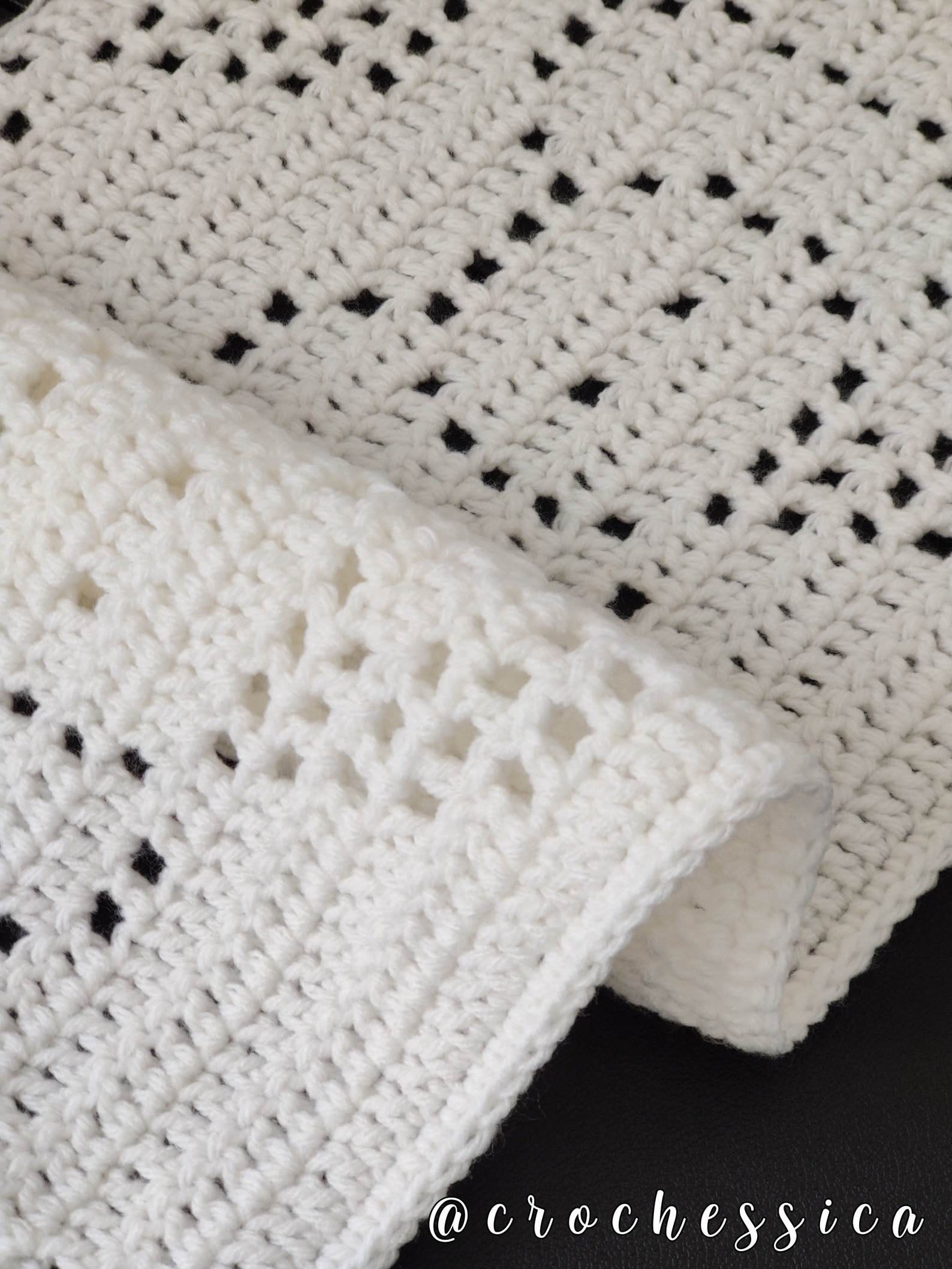 Baby Elephant Filet Crochet Blanket Written Pattern Etsy