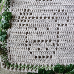 Kobe (Cow) Filet Crochet Written Pattern, Instant Downloadable PDF
