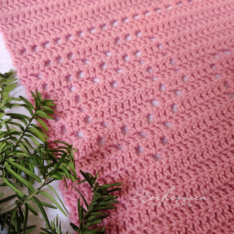 Double Hearts Double Love Baby Blanket Instant PDF Download Etsy