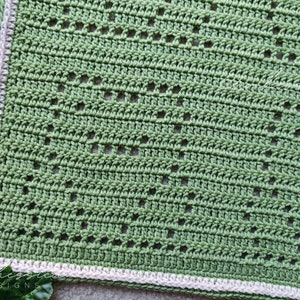 Frog Filet Crochet Blanket Instant Downloadable PDF Written Pattern, newborn gift idea Crochet Baby Blanket Handmade Throw Afghan