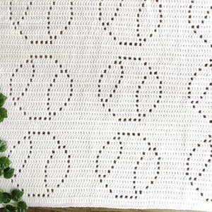 Baseball Häkeldecke Muster: Filet Afghan (Digital Pattern)