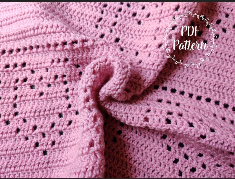 Double Hearts Double Love Baby Blanket Instant PDF Download Etsy