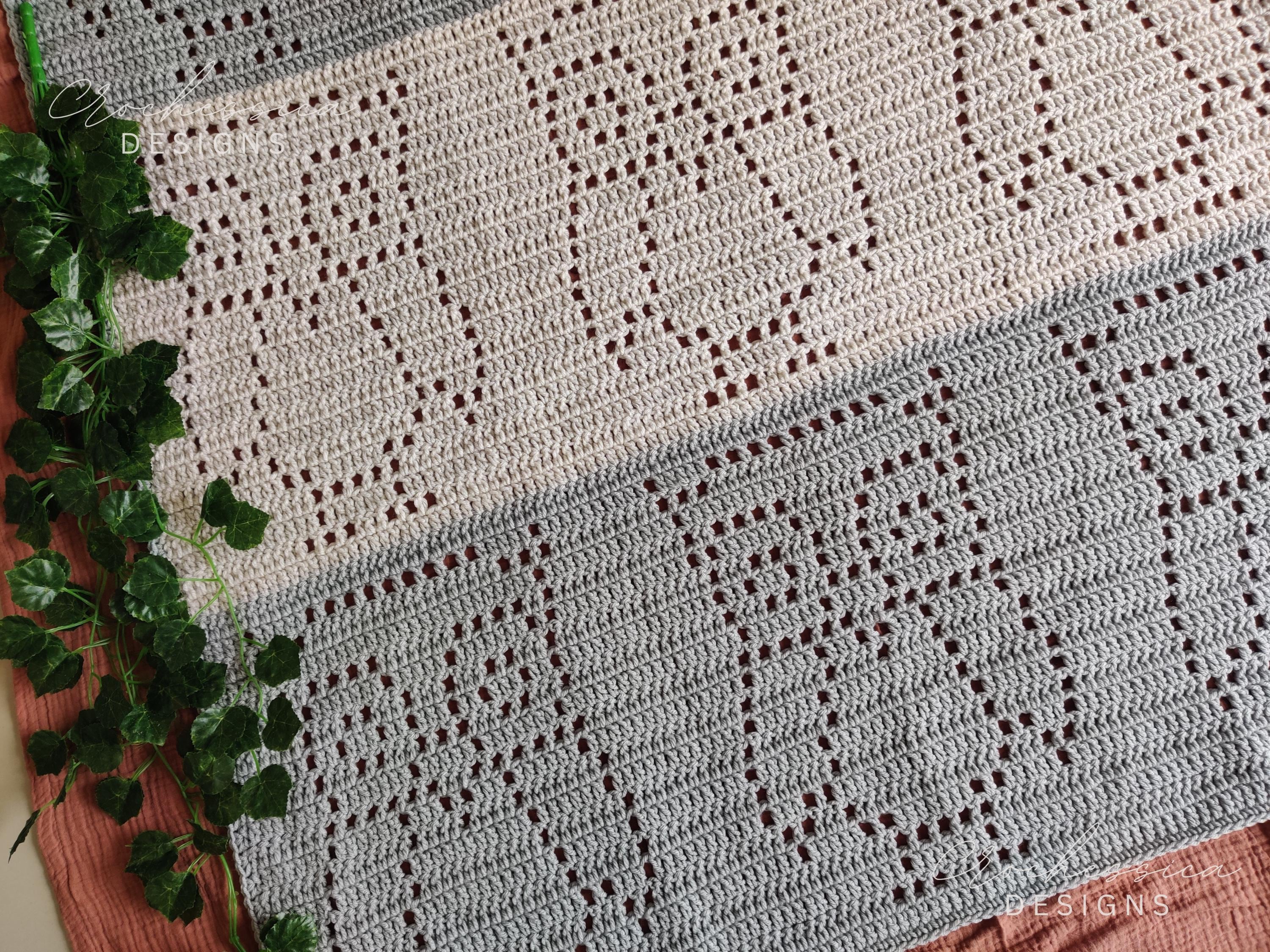 Owls Filet Crochet Baby Blanket Pattern, Beginner Friendly (PDF Pattern)