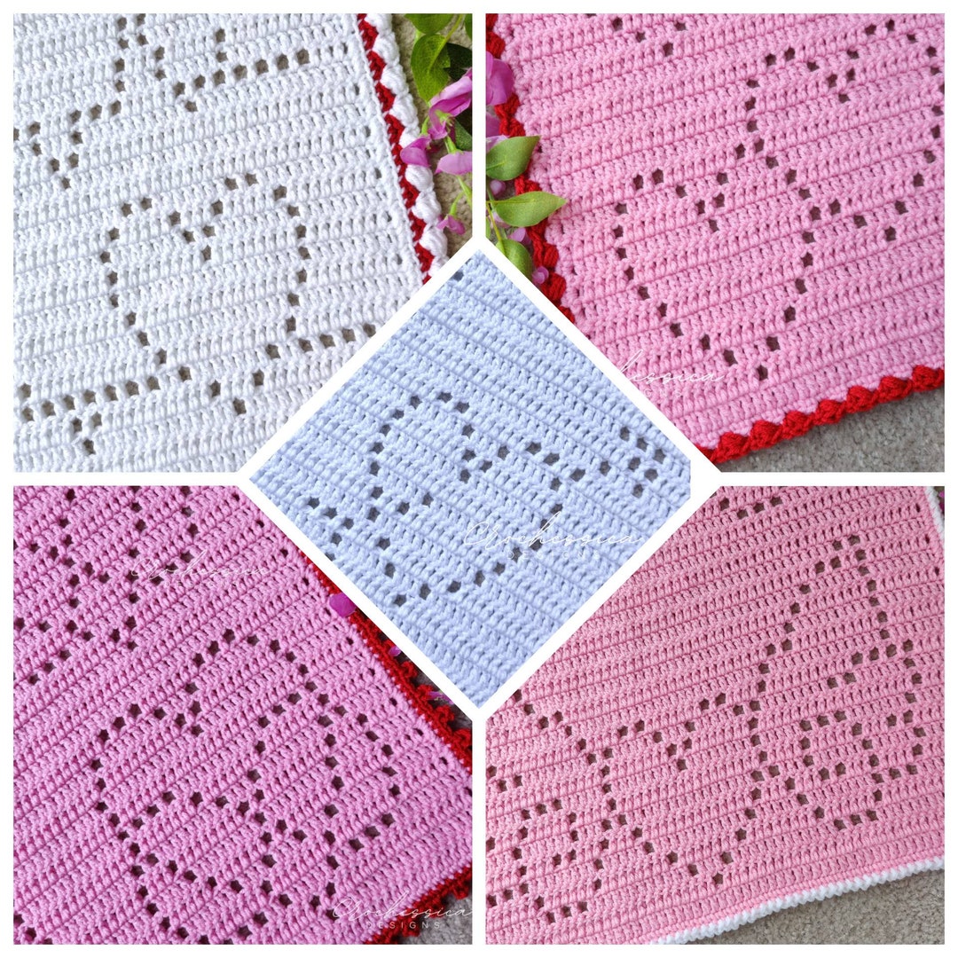 Crochet Blanket Patterns: Love Bundle (instant Downloadable PDF